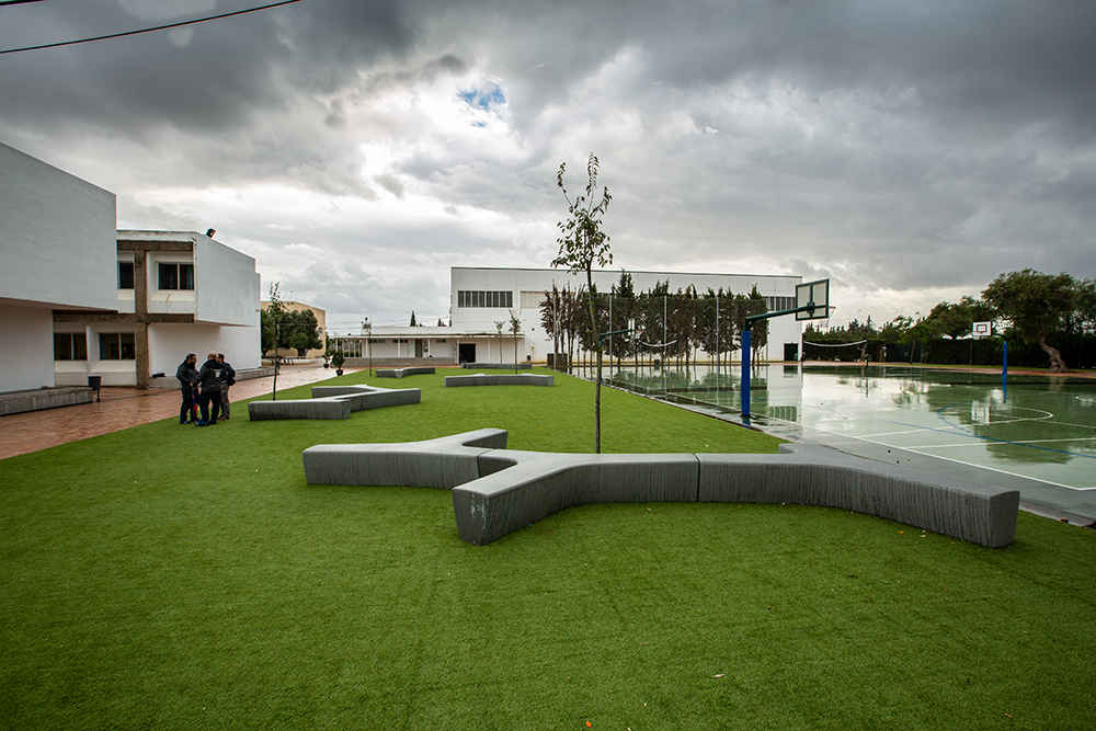 Reforma de pistas deportivas en Colegio Entreolivos